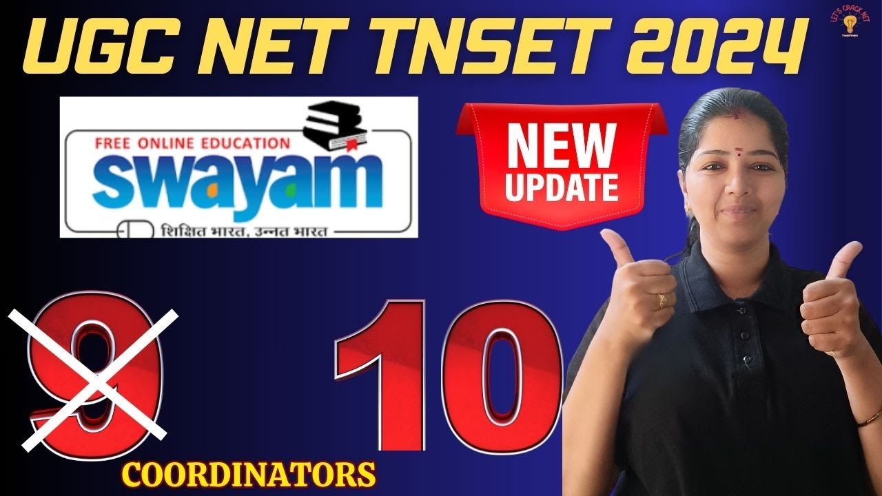SWAYAM NEW UPDATE 2024 - NATIONAL COORDINATORS - UGC NET PAPER 1