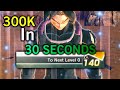The ABSOLUTE FASTEST Way To LVL 160 300k EXP In 30 SECONDS Dragon Ball Xenoverse 2