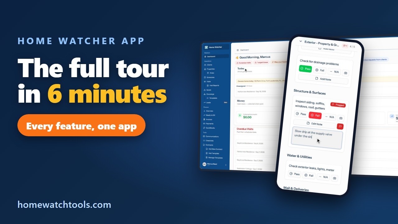 Home Watcher App Demo Video