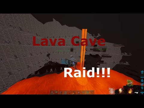 Raid Lava Cave on Ragnarok/Ark Survival Evolved/Deutsch