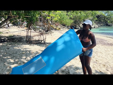 How to inflate laybag, lazy bag, air sofa, air lounge -  Wekapo Inflatable Lounger