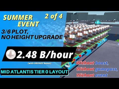 (V1) MID ATLANTIS LAYOUT FACTORY SIMULATOR! - Roblox Factory Simulator