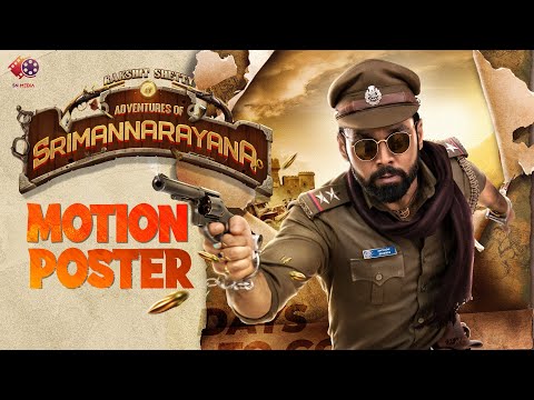 ADVENTURES OF SRIMANNARAYANA - Motion Poster | Rakshit Shetty | Shanvi Srivastava