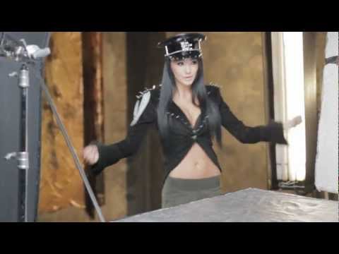 the making of the new clip Ani Hoang