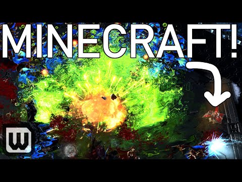 Starcraft 2: CLEM'S EPIC NEW MINECRAFT BUILD! (Serral vs Clem)