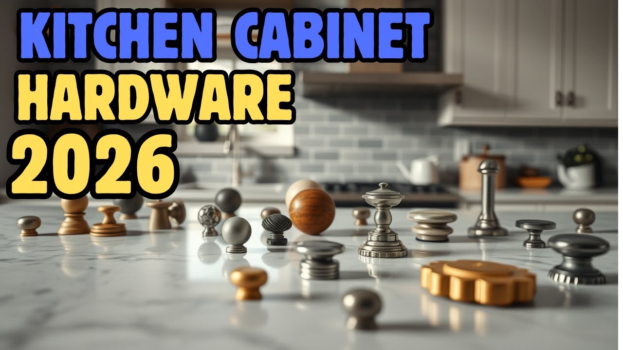 🔨 Kitchen Cabinet Hardware Trends 2026 | Modern Knobs, Pulls & Finishes! ✨