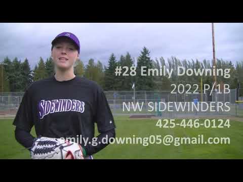 Emily Downing Softball Skills Video