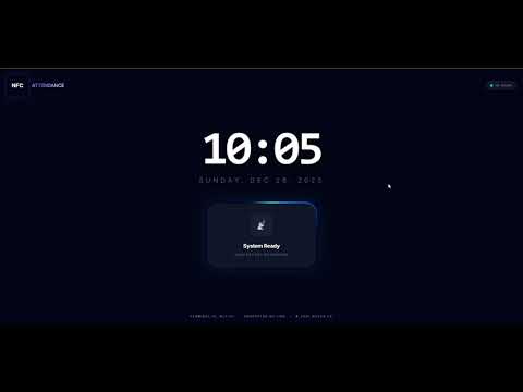 Nyxus time attendance system, almost completed