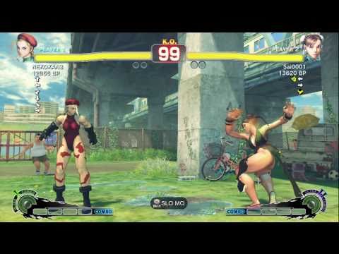 Misse [Cammy] vs Sai001 [Chun] SSF4 Japanese Online Ranked Matches - TRUE-HD