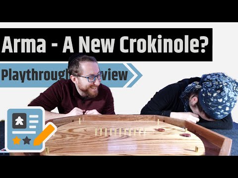 Arma - A New Crokinole? - Playthrough & Review