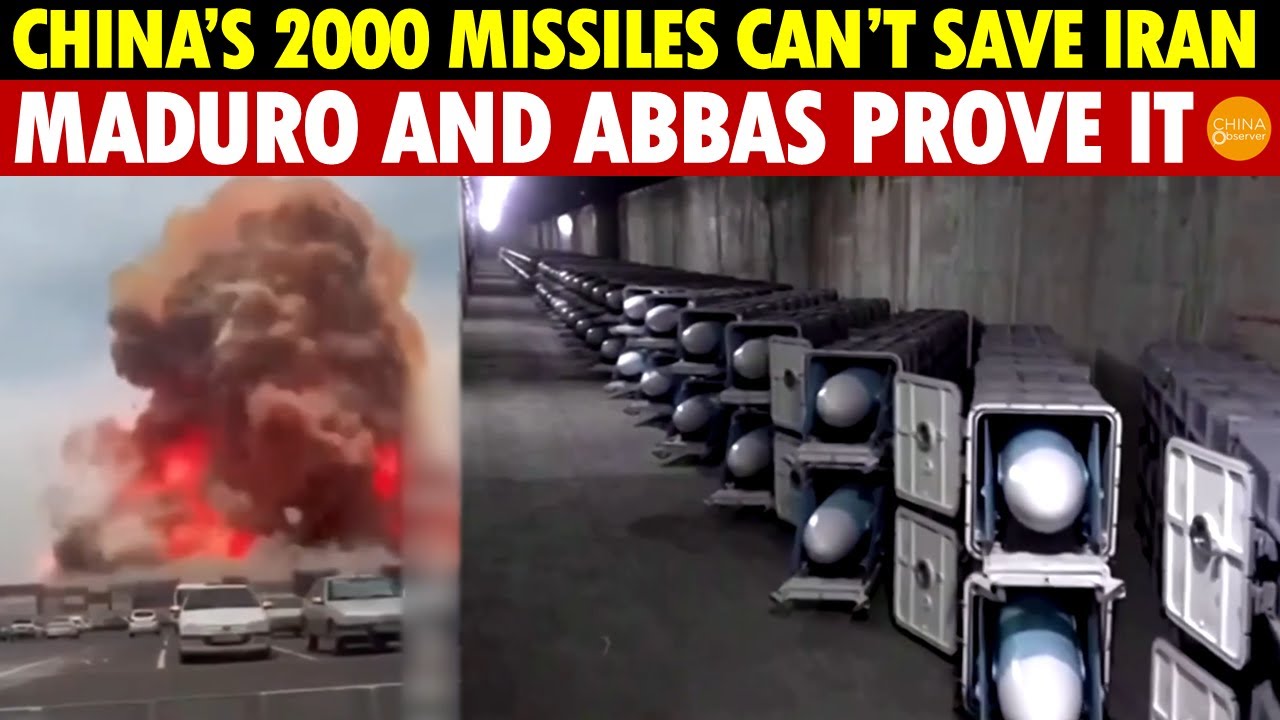 Shocking Fail! China’s 2000 Worthless Missiles Can’t Save Iran, Abbas Port and Maduro Prove It!