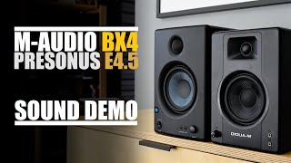 Video thumbnail for M-Audio BX4  vs  PreSonus E4.5  ||  Sound Comparison by DSAUDIO.review