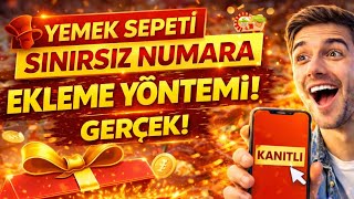 YEMEK SEPETİ İNDİRİM KUPONU İÇİN SINIRSIZ NUMARA EKLEME YÖNTEMİ! 2026 (kesin yön