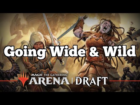 Going Wide \u0026 Wild | Top 3 Mythic | Dominaria United Draft | MTG Arena | Twitch Replay