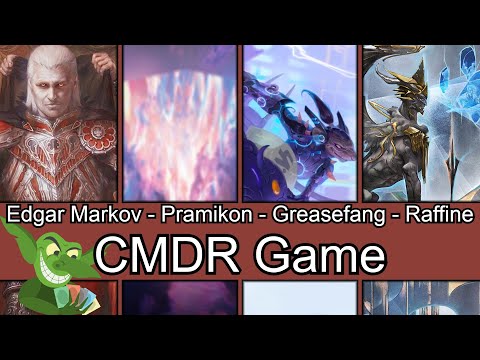 Edgar Markov vs Pramikon vs Greasefang vs Raffine EDH / CMDR game play