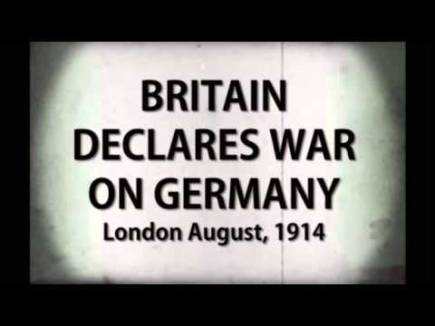 World War One: rare archive footage from the start of war in 1914