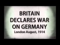 World War One Rare Archive Footage From The Start Of War In 1914