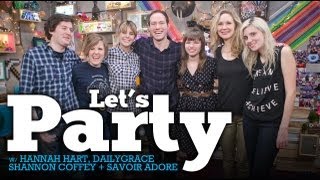 Let's PARTY Live w/ DailyGrace, Beth in Show, Hannah Hart, & CoffeyChat - 1/16/13