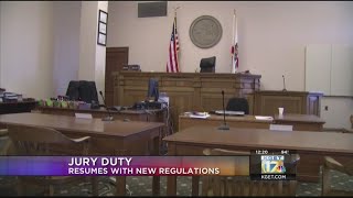 Jury Duty resumes with new regulations
