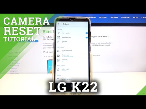 How to Reset Camera Settings in LG K22 – Restore Camera Defaults