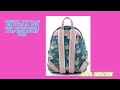 Loungefly Stitch Lilo And Stitch All Over Print Womens Double Strap Shoulder Bag Purse