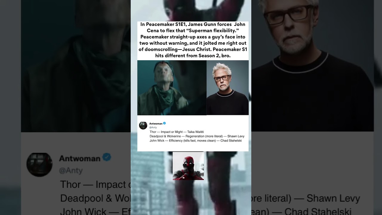Superman vs. Peacemaker: Cena Flexes James Gunn “Superman Flexibility