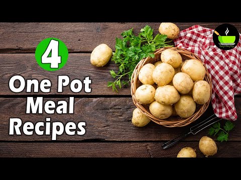 4 One-Pot Indian Meals | One Pot Recipes | One Pot Meal Indian Recipes | Quick & Easy Rice Recipes