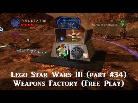 Lego Star Wars III (part #34) Weapons Factory (Free Play)