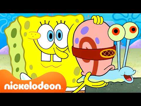 Bob Esponja | Os MELHORES episódios do Gary em Bob Esponja! 🐌💛 | 90 Minutos | Nickelodeon