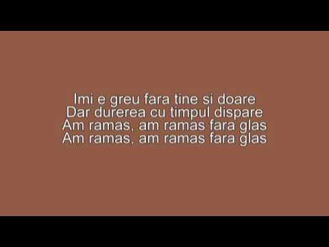 Rolla Sparks feat. Oana Radu-fara glas ( versuri)