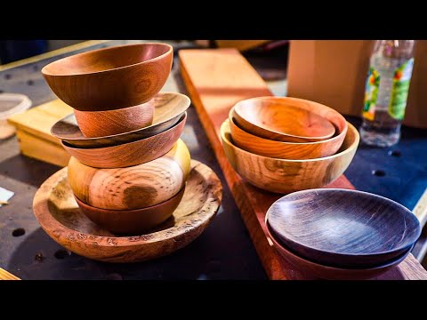 Making a LOAD of BOWLS | Turning Tuesday #22