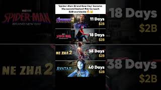 Download lagu 'Spider-Man: Brand New Day' is now the second fastest film to reach $2B worldwide🔥💰🤑 mp3