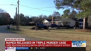 Victims identified in Bladen County triple murder