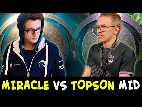 MIRACLE vs TOPSON new signature heroes — TI7 winner vs TI8 winner