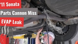 Hyundai Sonata - Parts Cannon Fail EVAP Leak