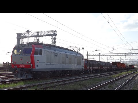 E652.004 PROTOTIPO AL TRAINO DI UN MERCI PARTICOLARE IN PARTENZA DA FIRENZE CASTELLO!