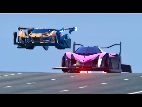 Devel Sixteen GTR 2014 vs Lamborghini V12 GTR - Drag Race 20 KM