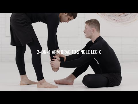 Free NOGI Technique: 2-on-1 Arm Drag to Single Leg | Cole Abate | AOJ+ aojplus.com