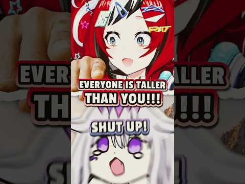 Biboo tried to insult Bae's height but ended up getting countered #shorts #vtuber #hololive