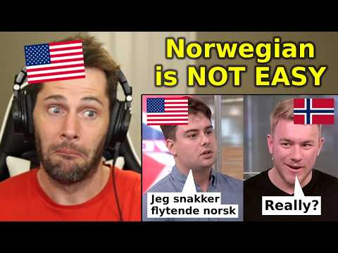 This Guy Learned to Speak Norwegian in 2 Weeks (American Reaction)