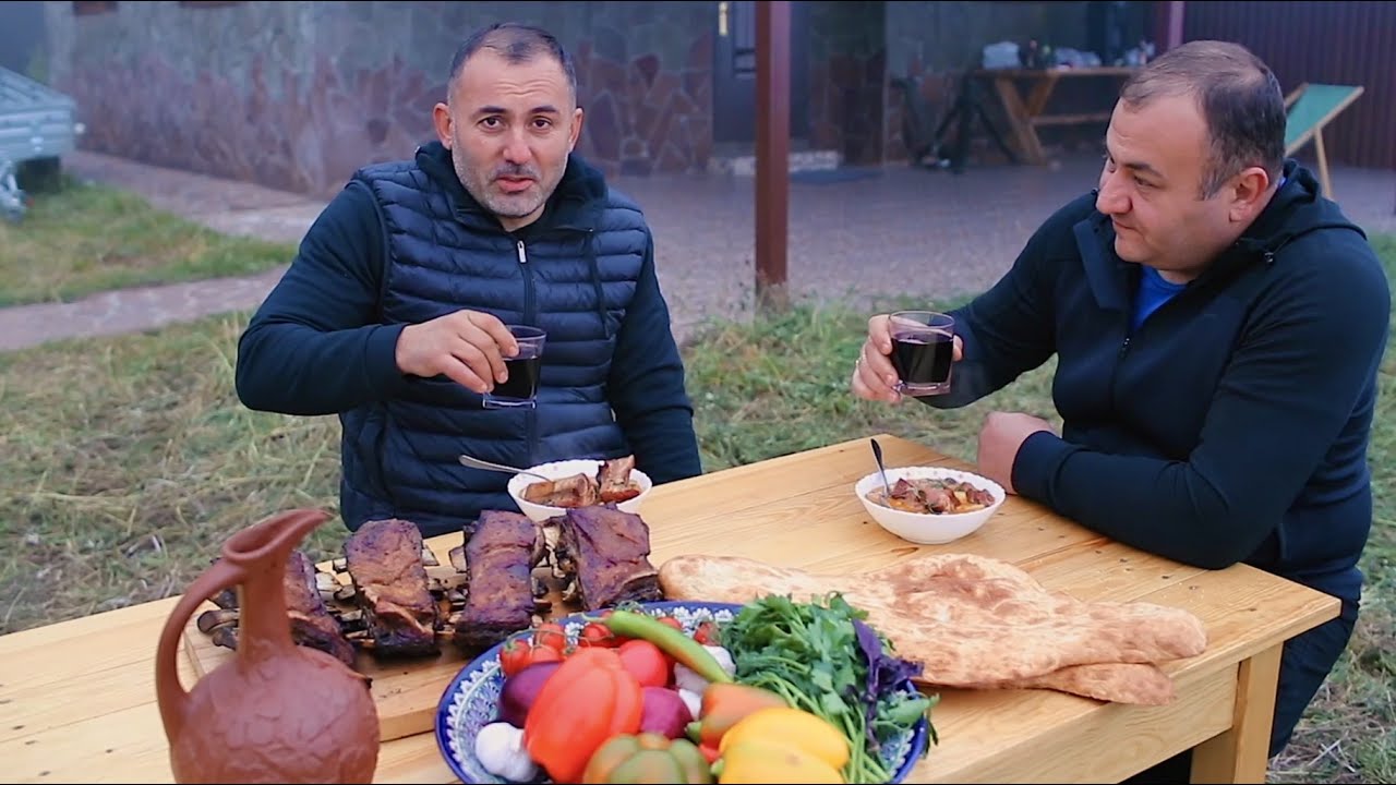 Суп из копчёного мяса с фасолью