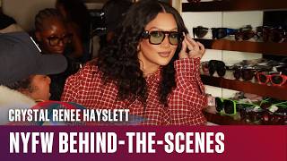 Crystal Renee Hayslett Slays Every Moment: NYFW Exclusive Behind-the-Scenes Access