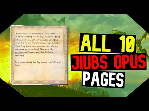 Where To Find ALL Of Jiub's Opus Pages! | Dawnguard DLC | TES V: Skyrim