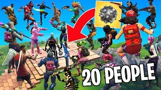1 Impulse Grenade VS 20 People (Fortnite Human Firework Show)