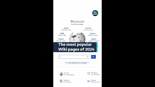 Do you remember what you searched for in 2024 Wikipedia does #itvnews #tech
