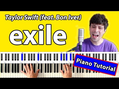 How to play “Exile” Taylor Swift ft. Bon Iver [Piano Tutorial + Chord Chart]