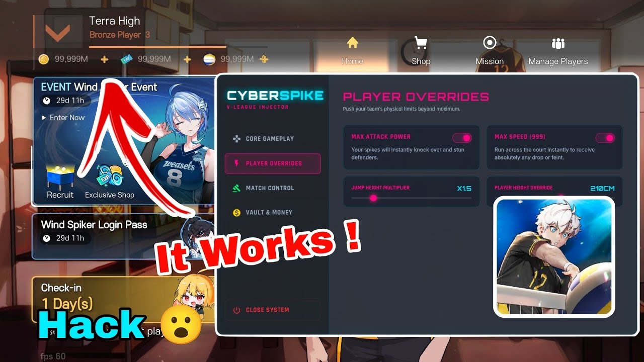 The Spike Cross Volleyball Mod Menu Download With Unlimited Money Latest Version 7.0.105 Download 