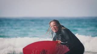Surfing with Helene Olafsen and Jørgen Nilsen