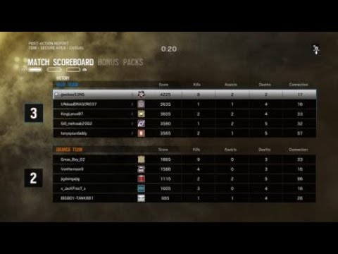 R6 epic comeback\super sweaty moment