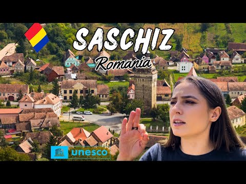 FAMOUS VILLAGE throughout EUROPE, DESERT, forgotten by ROMANIANS - UNESCO Heritage | Saschiz Mure...
